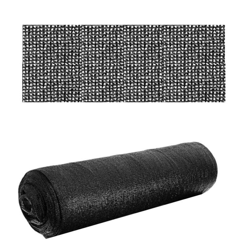Malla Raschel Rollo 4.2m x 100 m 65% Negra