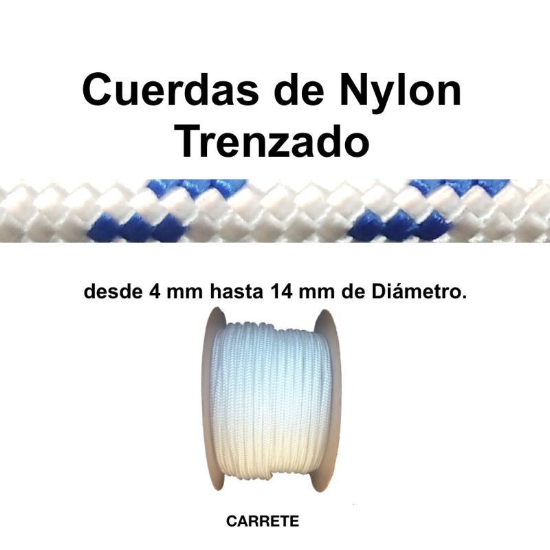 12 Cuerdas de Nylon Trenzado