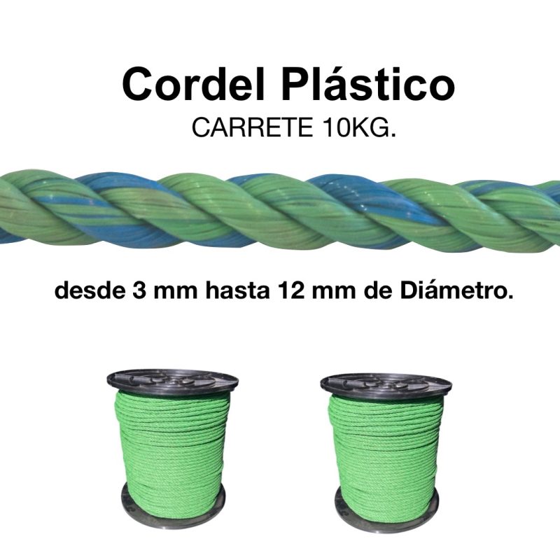 01 Cordel Plástico (Polipropileno) en Carrete