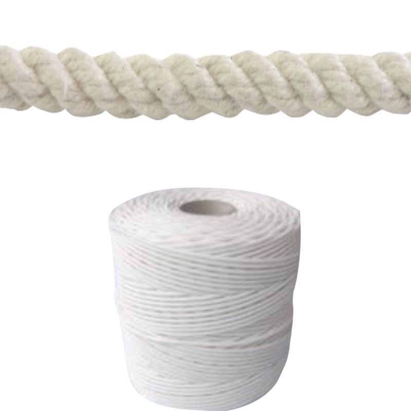Lienzas de Algodon 2mm Bobina 1Kg 400m (En Pack de 4 Bobinas)