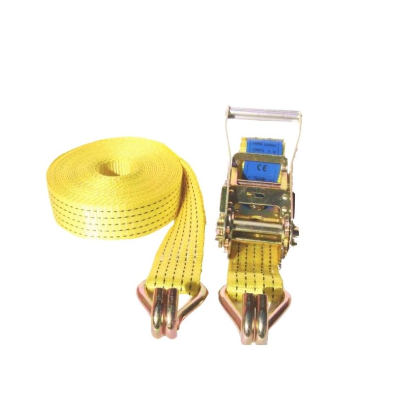 Eslinga Trinquete 9m x 50mm Sistema Ratchet Carga Camiones 5 Ton