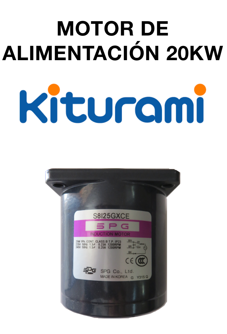 W 08924 Kiturami Motor de Alimentación 20 Kw - Imagen 3