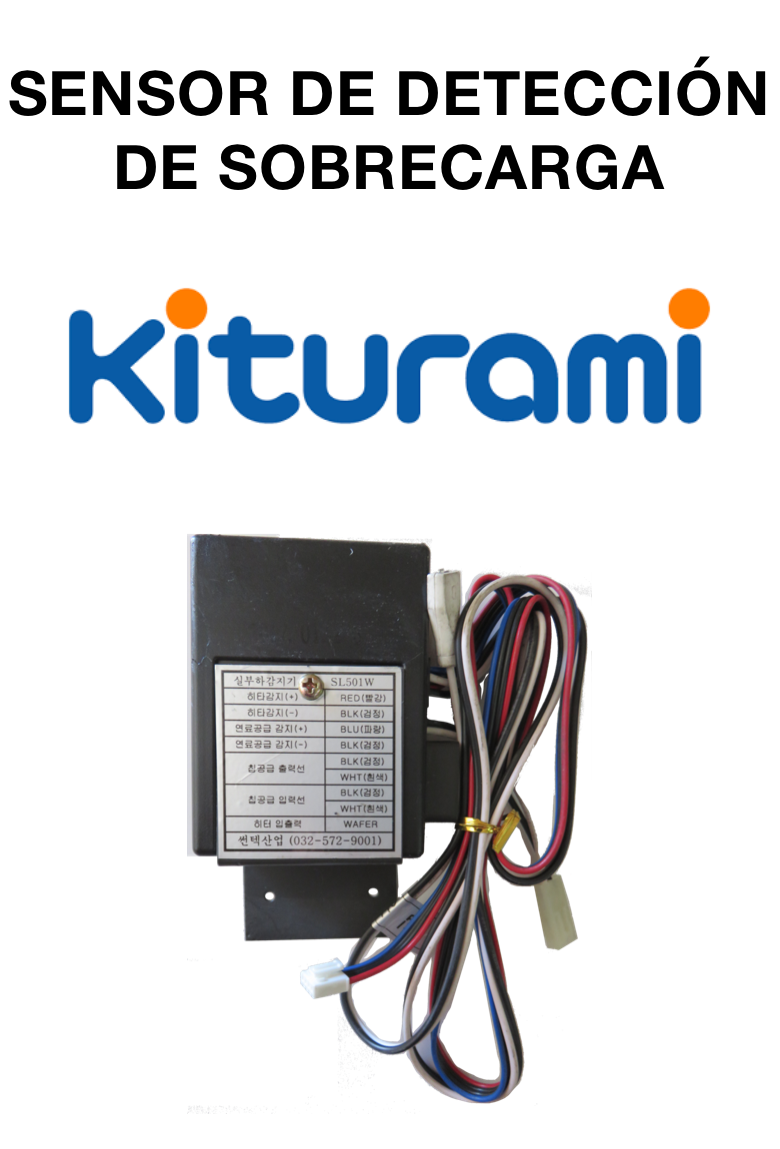 W 08934 Kiturami Sensor de Detección de Sobrecarga Para 20 Y 50 Kw - Imagen 3