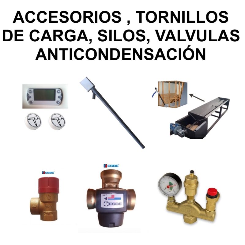 Tornillos de Carga, Válvulas, Accesorios Central Térmica