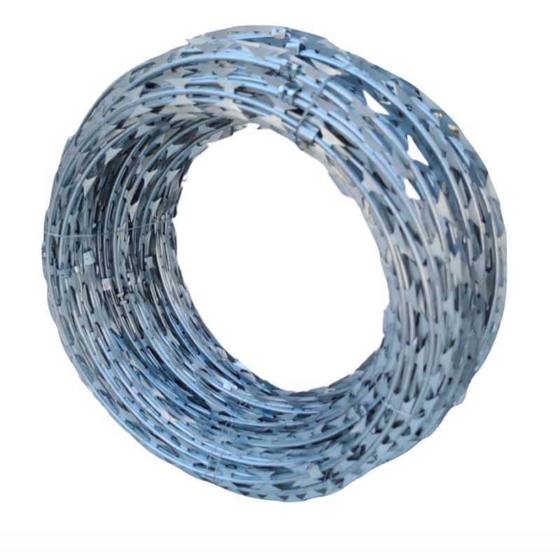 concertina con cuchillos para maxima seguridad y proteccion de areas, haces que el ingreso sea muy dificil