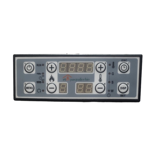 W 08703 Pasqualicchio Display Nuevo Lcd Letra Roja 8 Botones