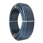 Cañeria Plansa para riego tecnificado de 1/2 pulgada de polietileno negro